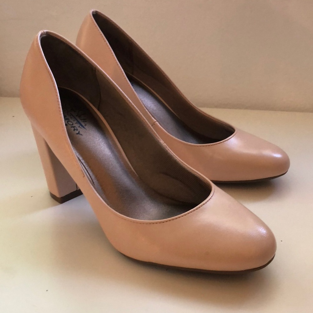 Blush pink heels